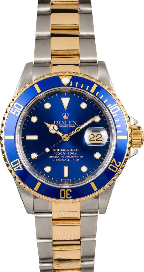 submariner 2 tone blue face.